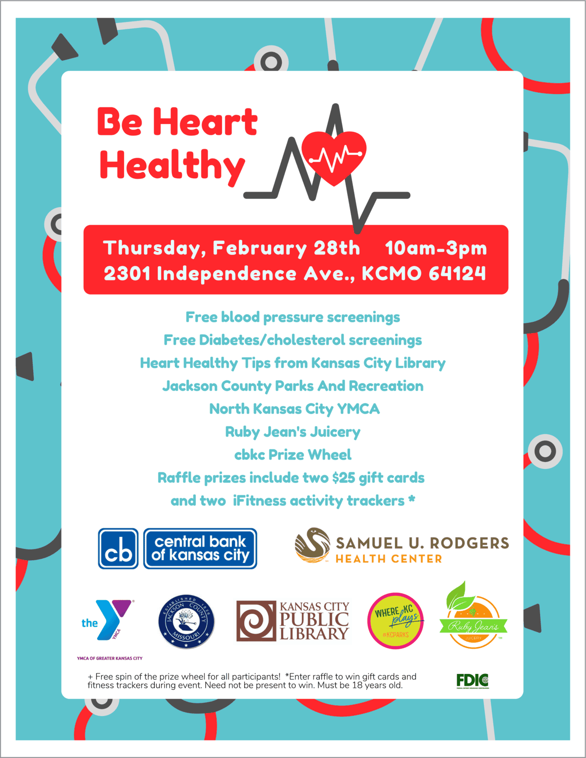 Be Hearth Healthy - Hosted by Central Bank of Kansas City